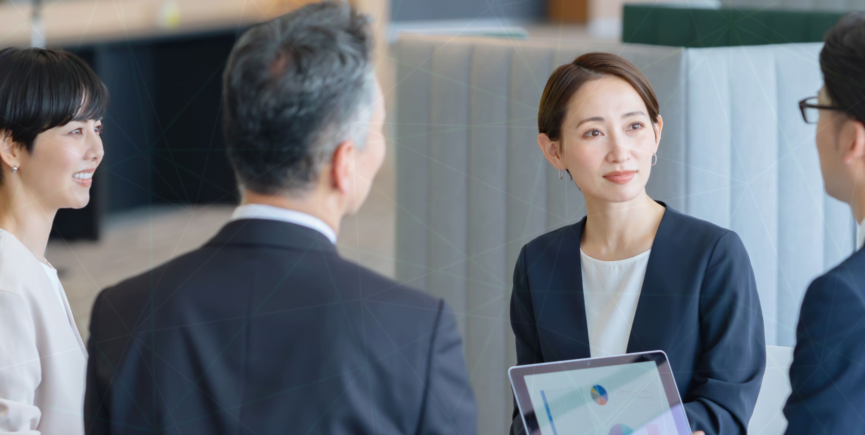 会議をしている画像